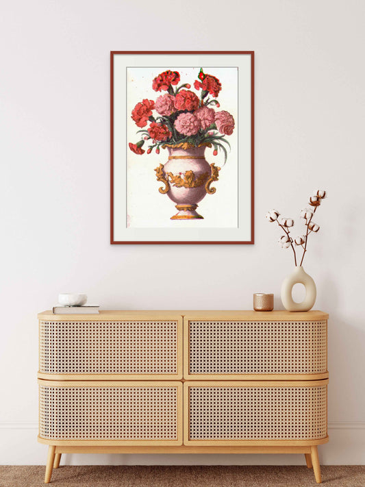 Janvier Œillet Print