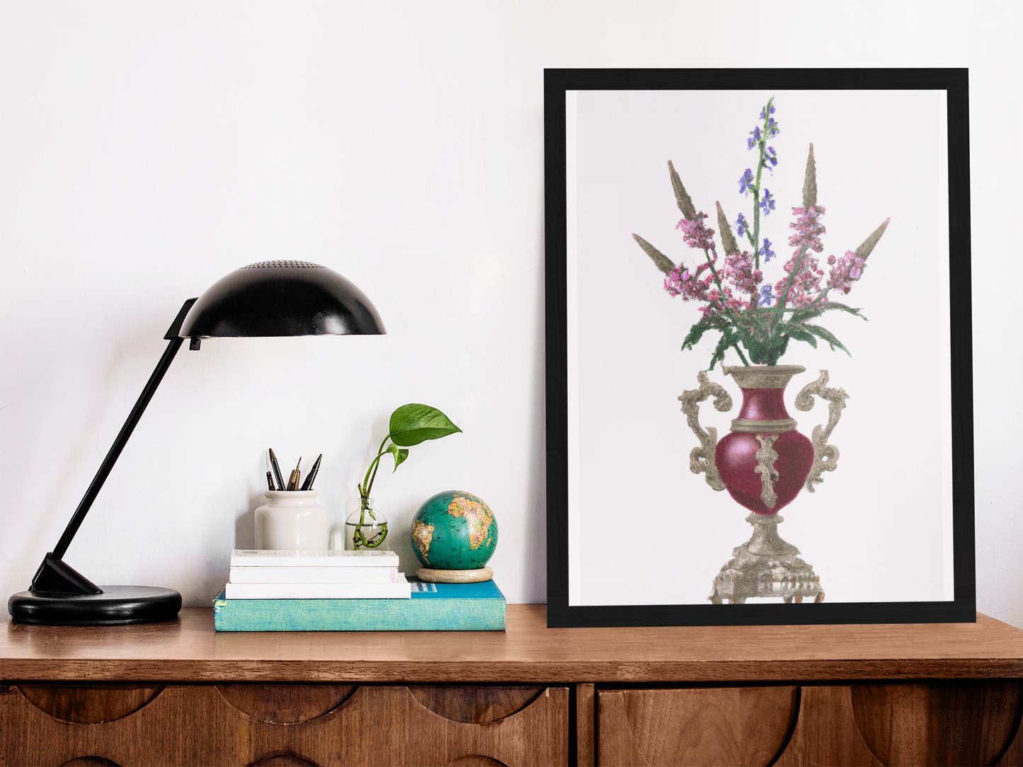 Juillet Pied d'Alouette Print