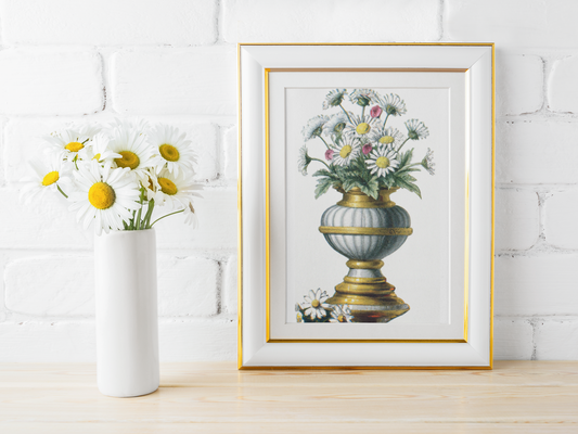 Avril Marguerites Print