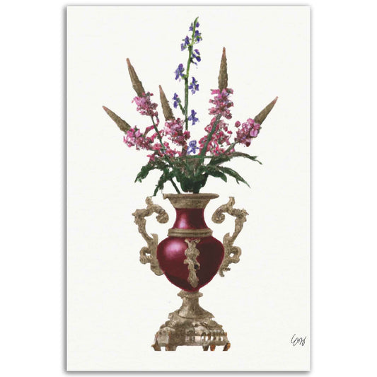 Juillet Pied d'Alouette Print