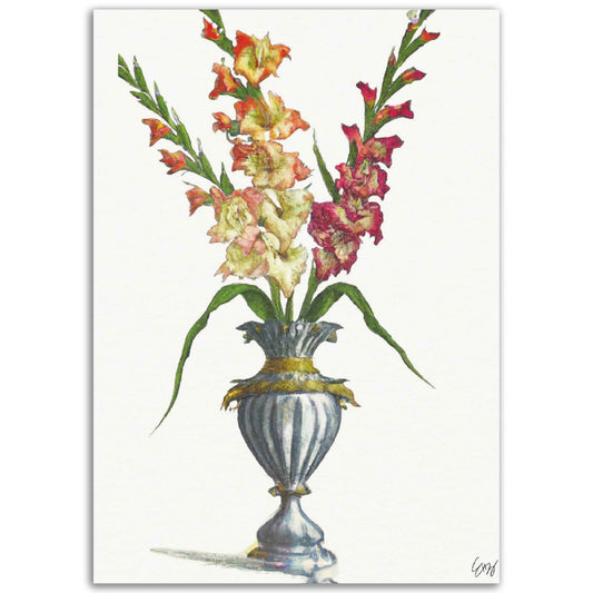 Août Glaïeul Print