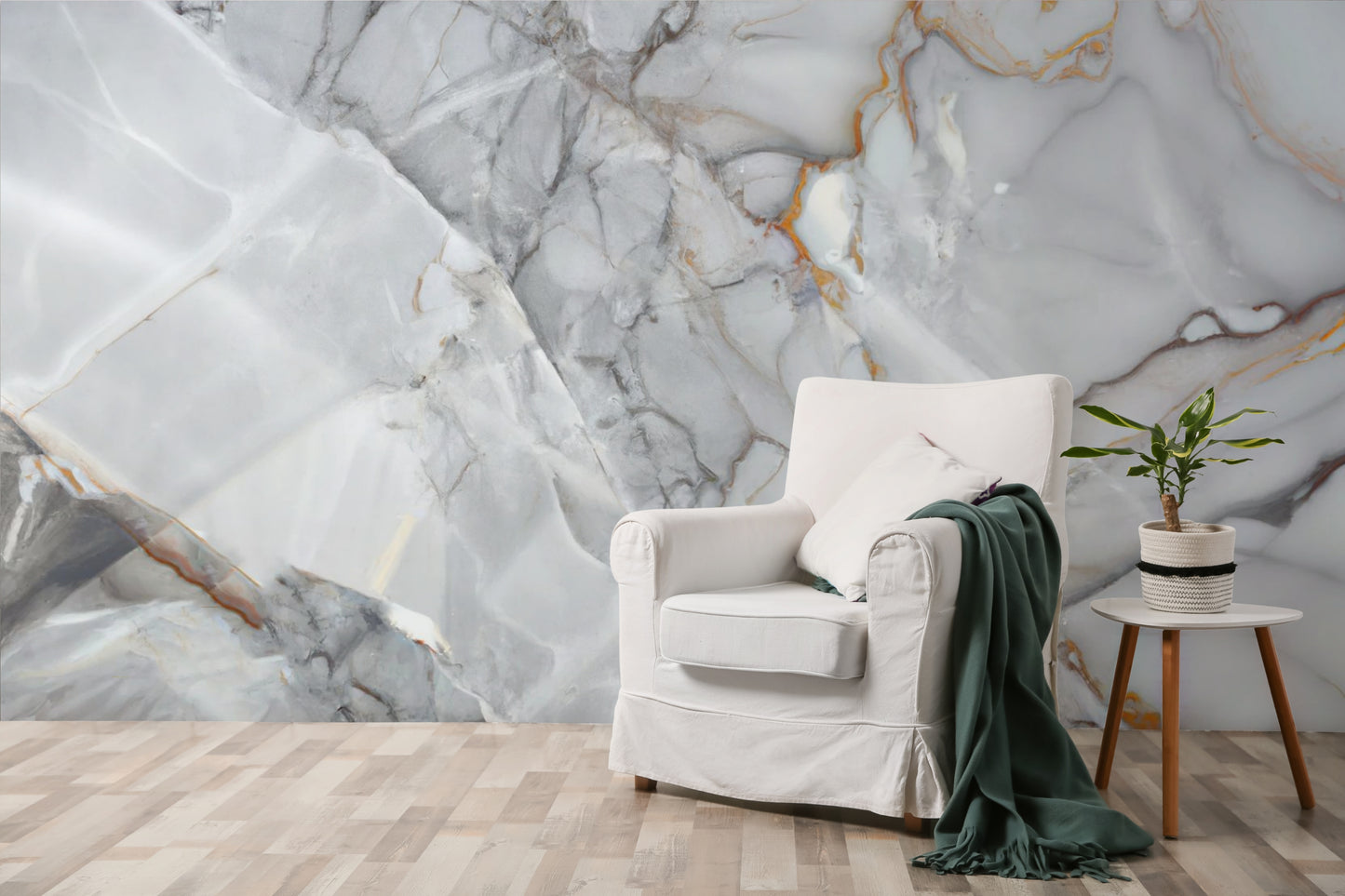 Radiant Carrara Wallpaper