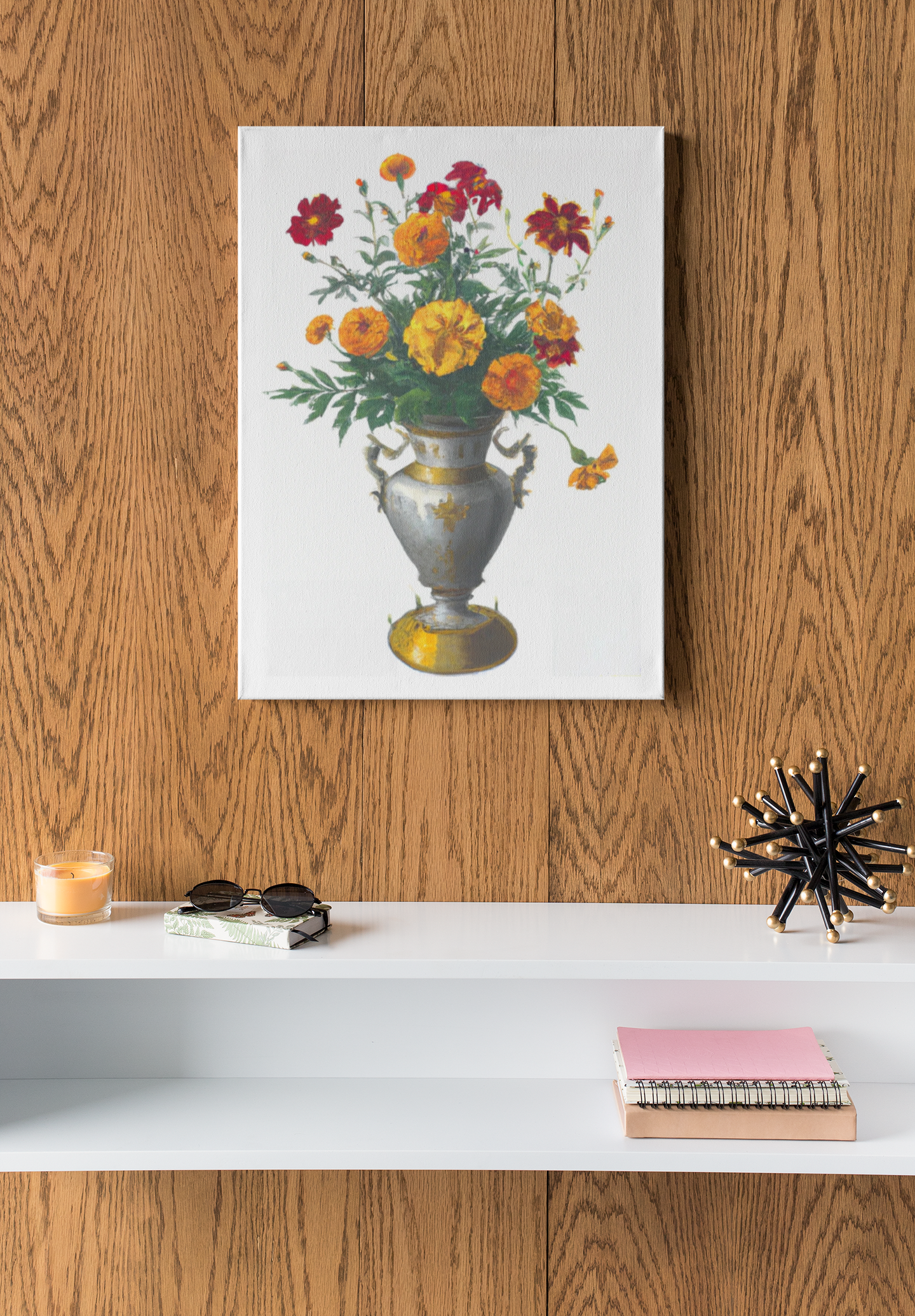 Octobre Souci et Cosmos Print