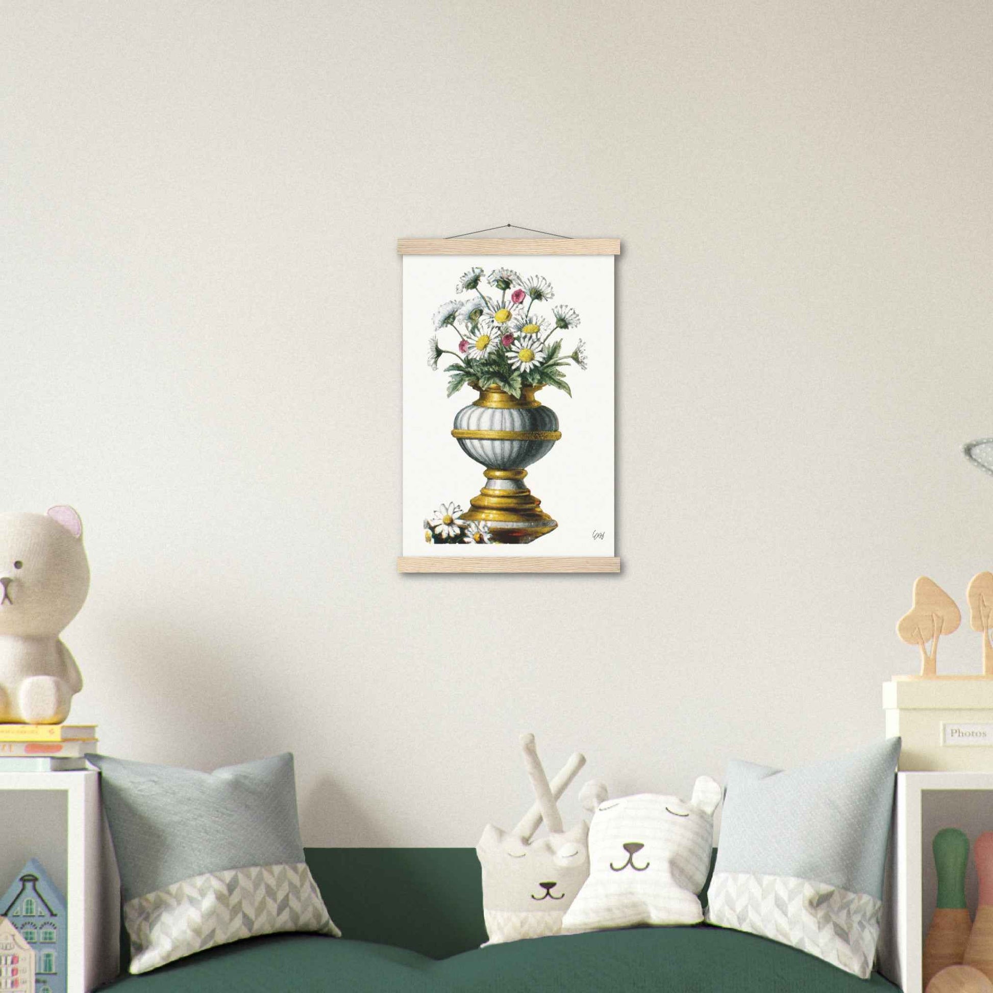 Avril Marguerites Print