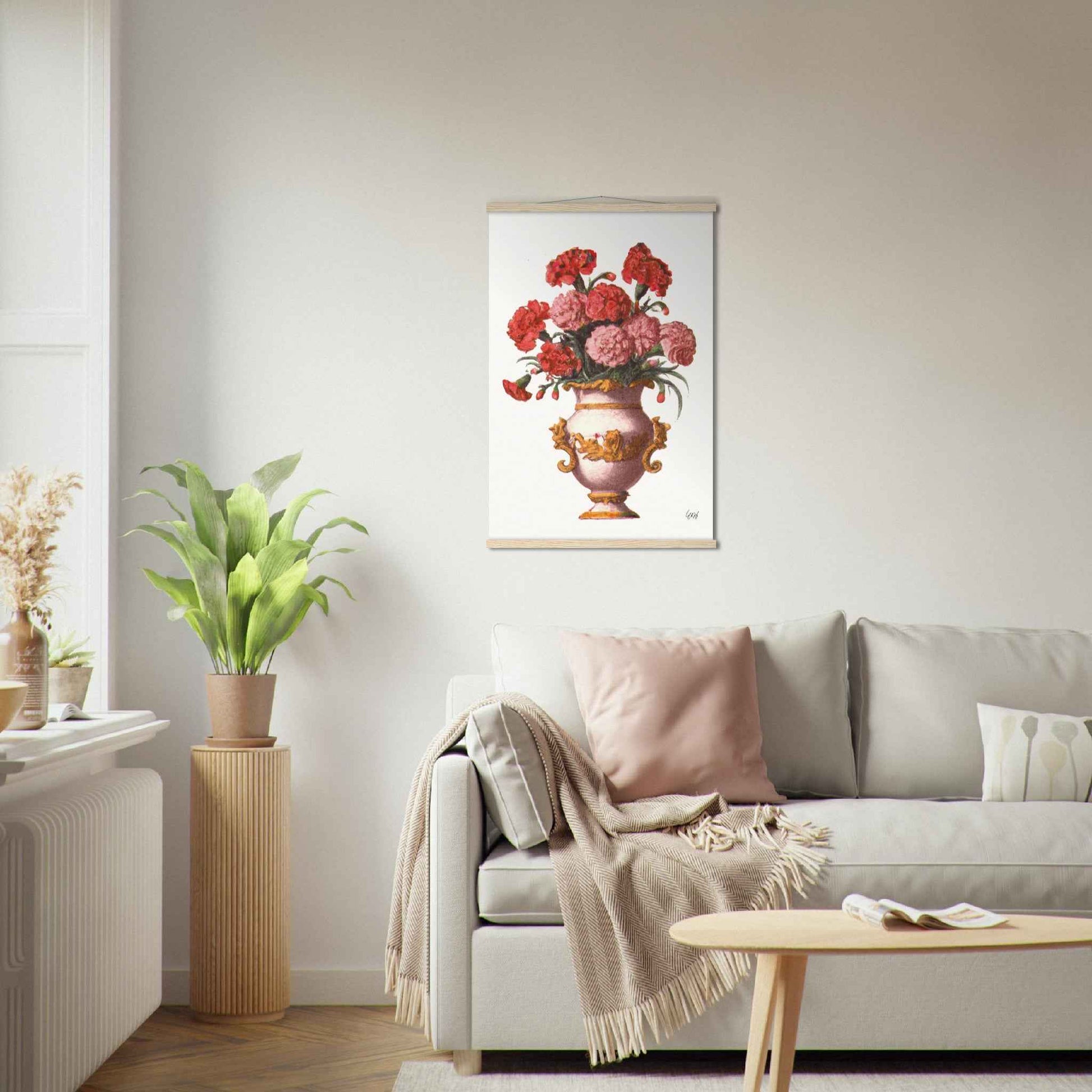 Janvier Œillet Print