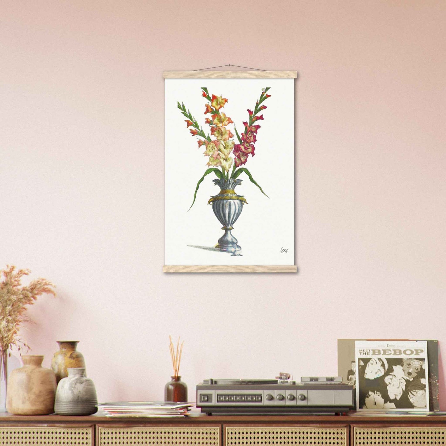 Août Glaïeul Print