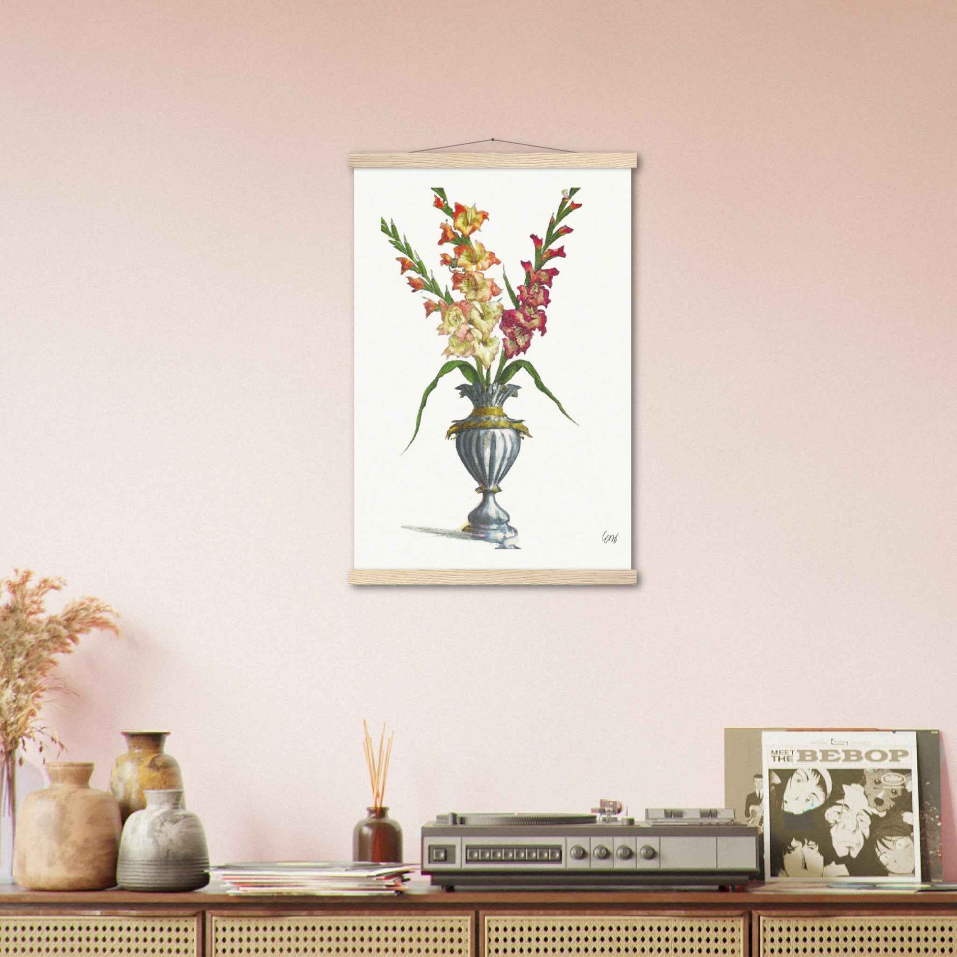 Août Glaïeul Print