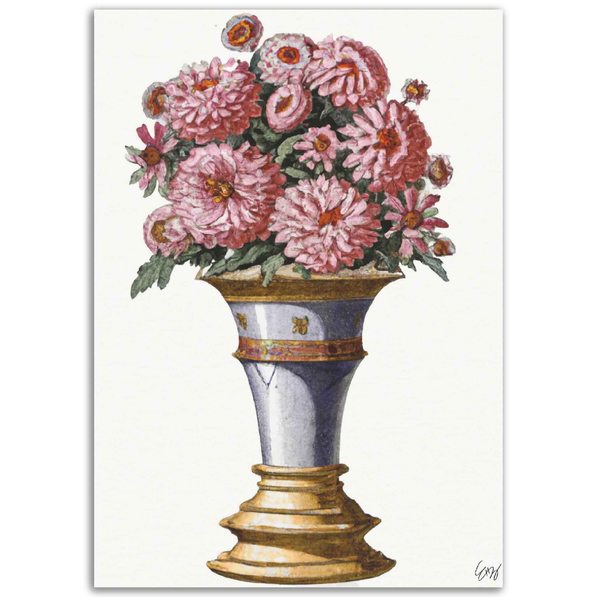 Septembre Aster Print